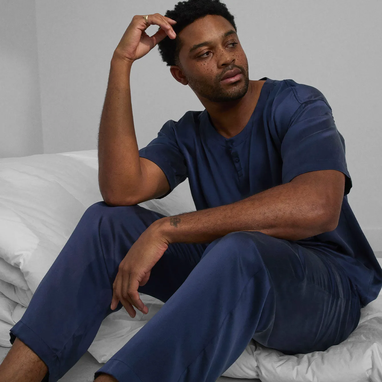 Men's Washable Silk Set sold by lunya product image thumbnail 5