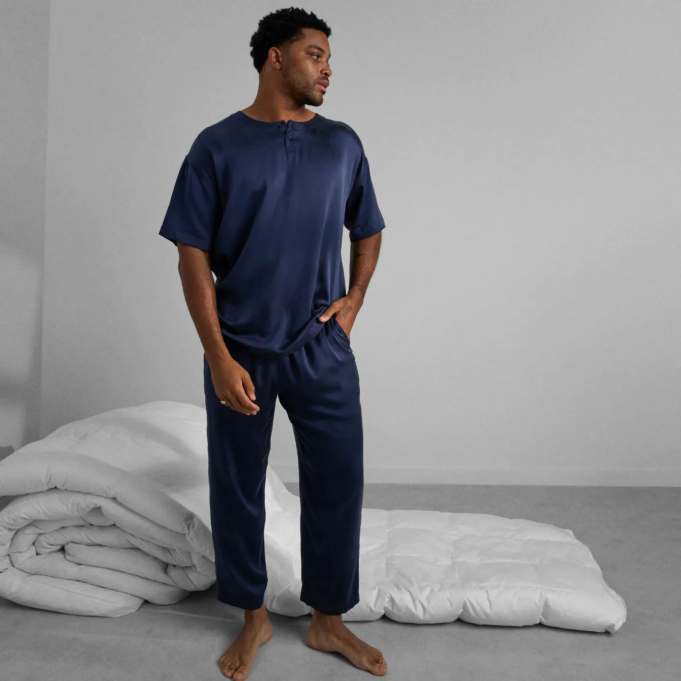 Men's Washable Silk Set sold by lunya