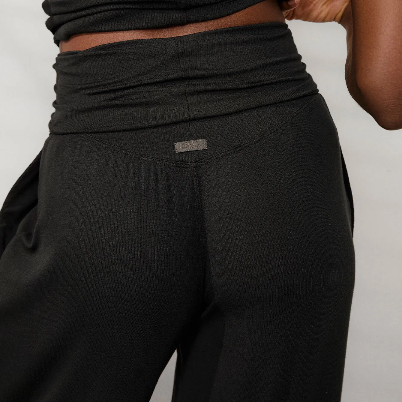 Soft Modal Rib Foldover Pant sold by lunya product image thumbnail 3