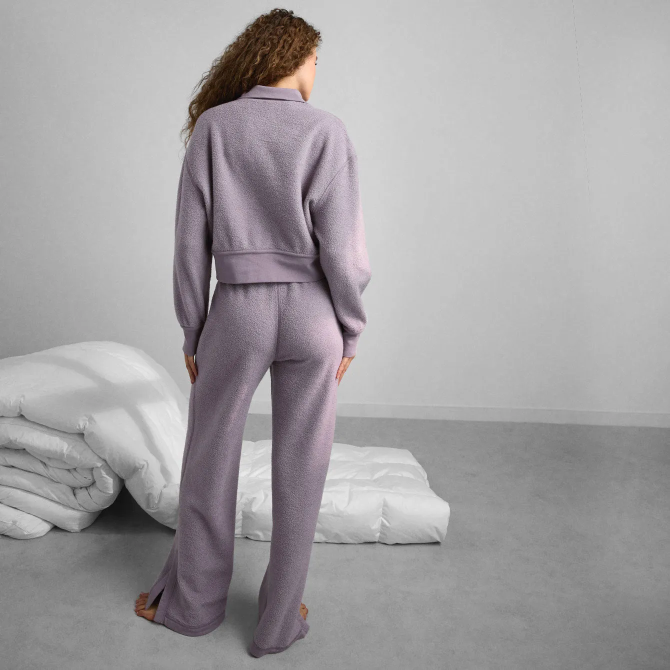 Silksweats™ Midweight Reversible Half Zip sold by lunya product image thumbnail 5