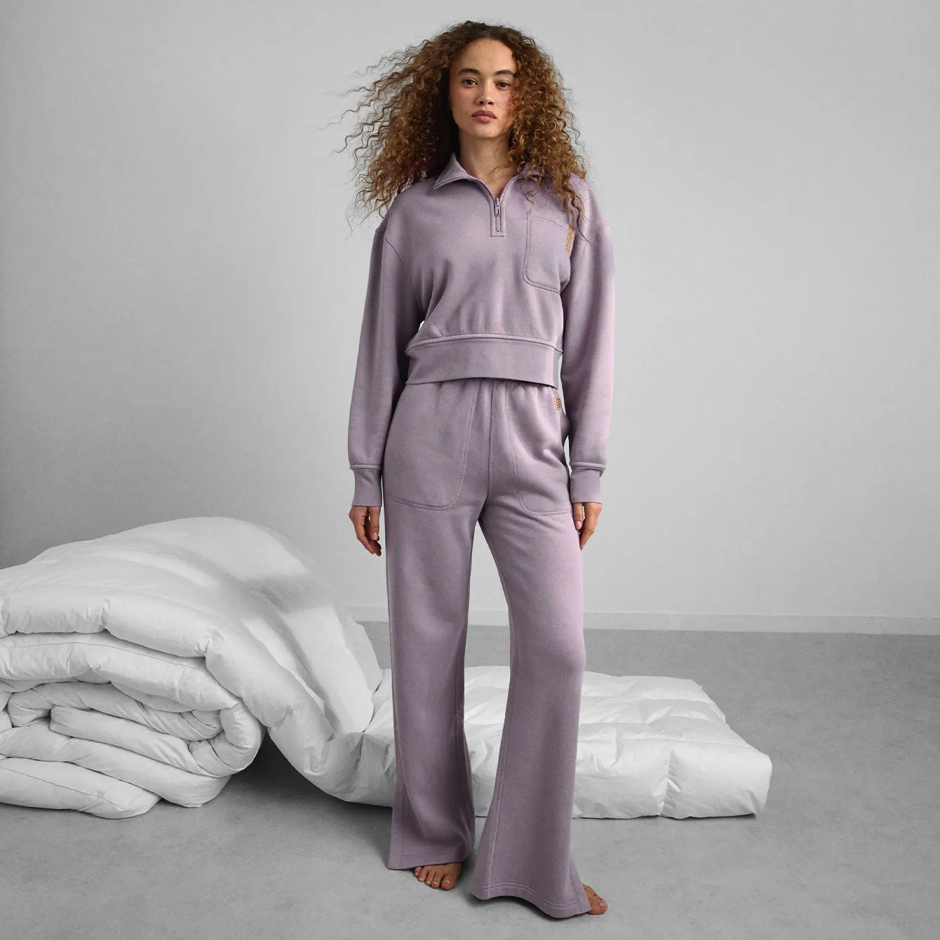 Silksweats™ Midweight Reversible Half Zip sold by lunya product image thumbnail 2