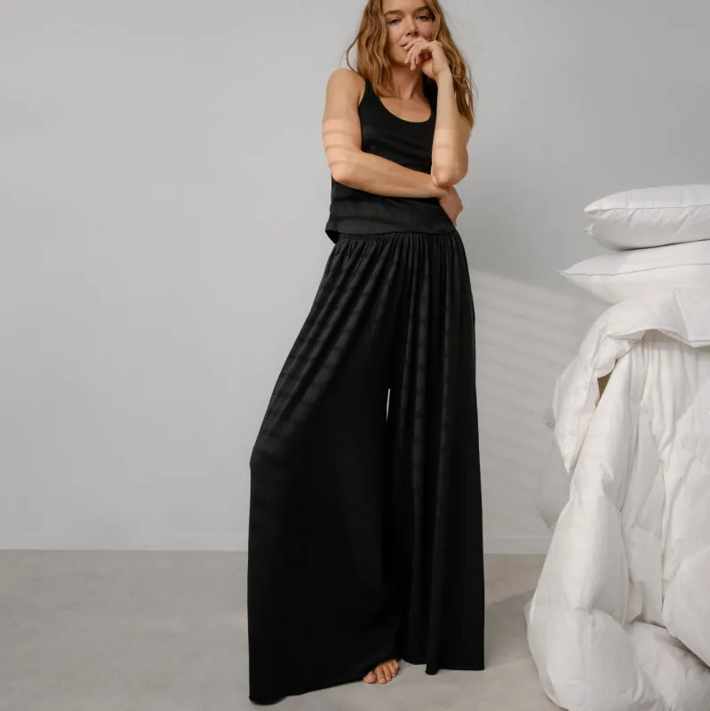 Organic Pima Wide Leg Pant sold by lunya