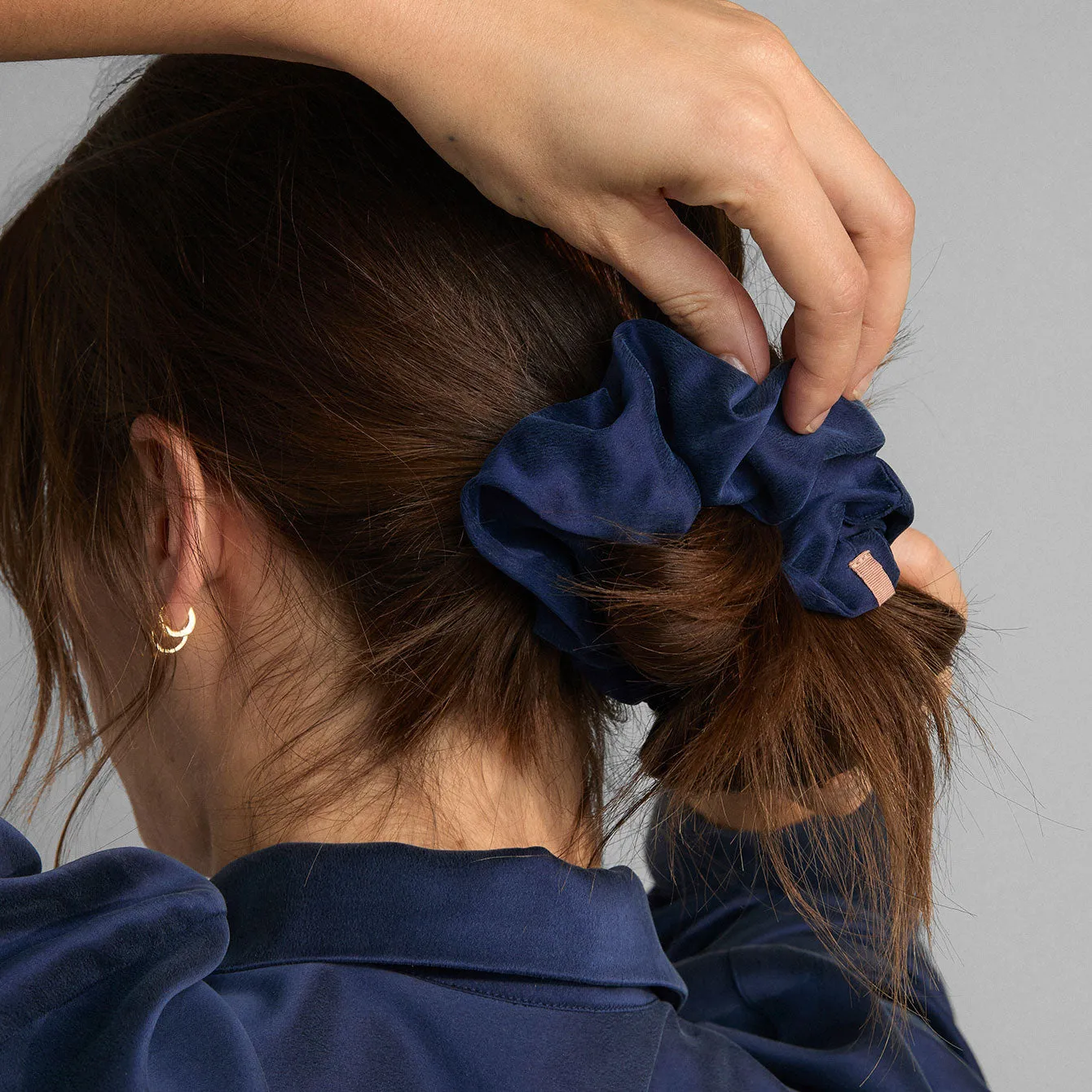 Washable Silk Classic Scrunchie sold by lunya product image thumbnail 4