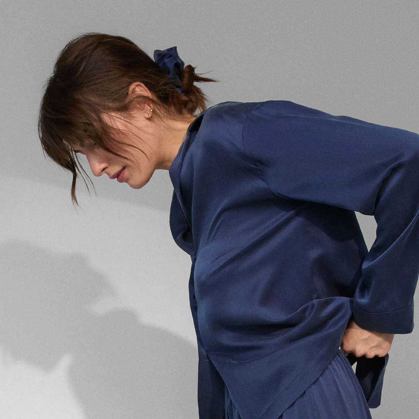 Washable Silk Classic Scrunchie sold by lunya product image thumbnail 3