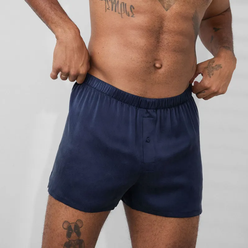 Men's Washable Silk Boxer sold by lunya