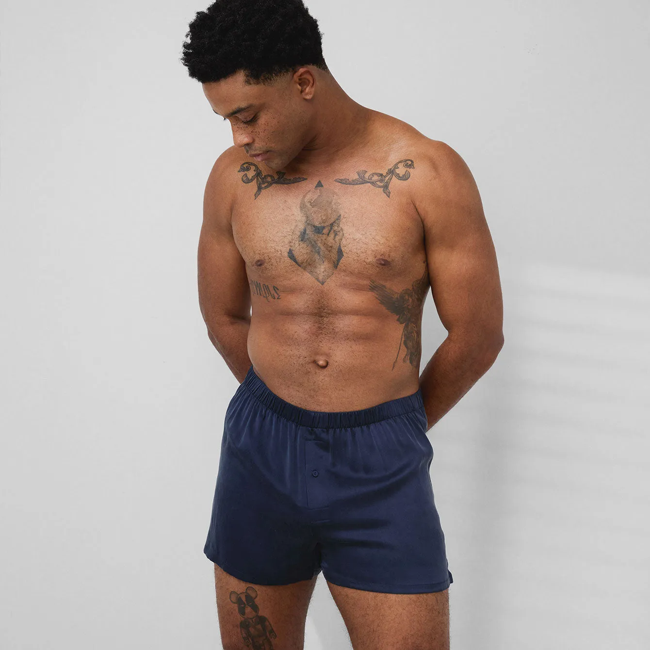 Men's Washable Silk Boxer sold by lunya product image thumbnail 3