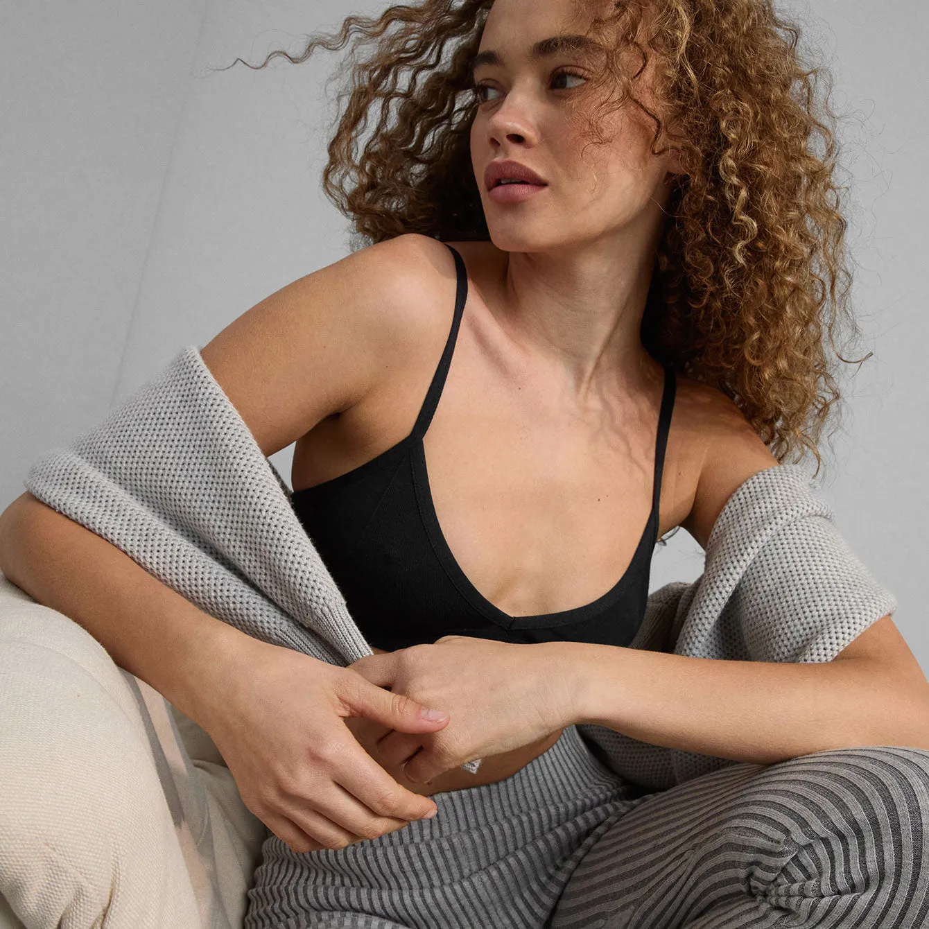 Seamless Modal Bare Bralette sold by lunya product image thumbnail 3