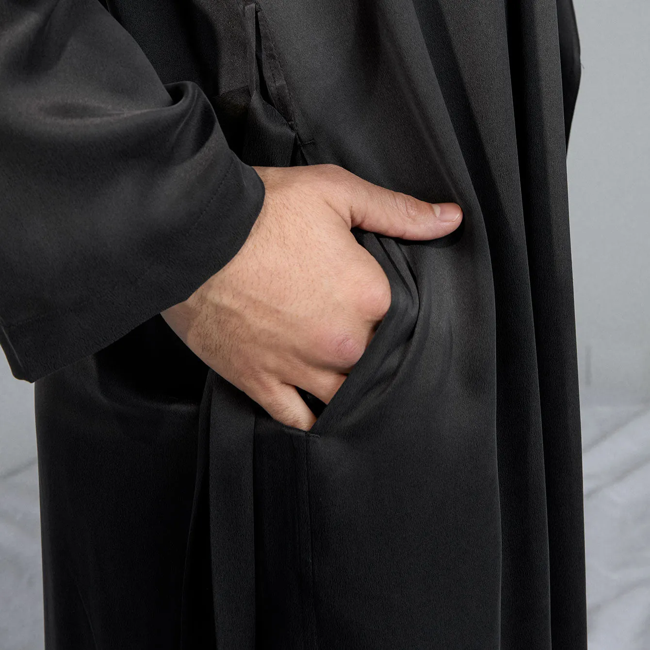 Men's Washable Silk Robe sold by lunya product image thumbnail 5