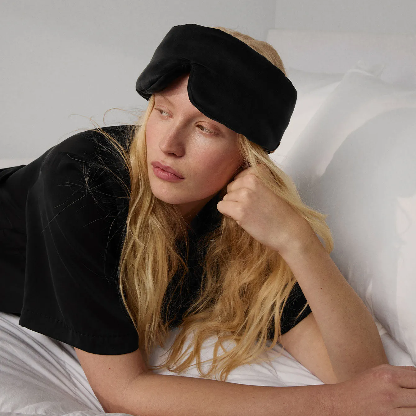 Weighted Silk Sleep Mask sold by lunya