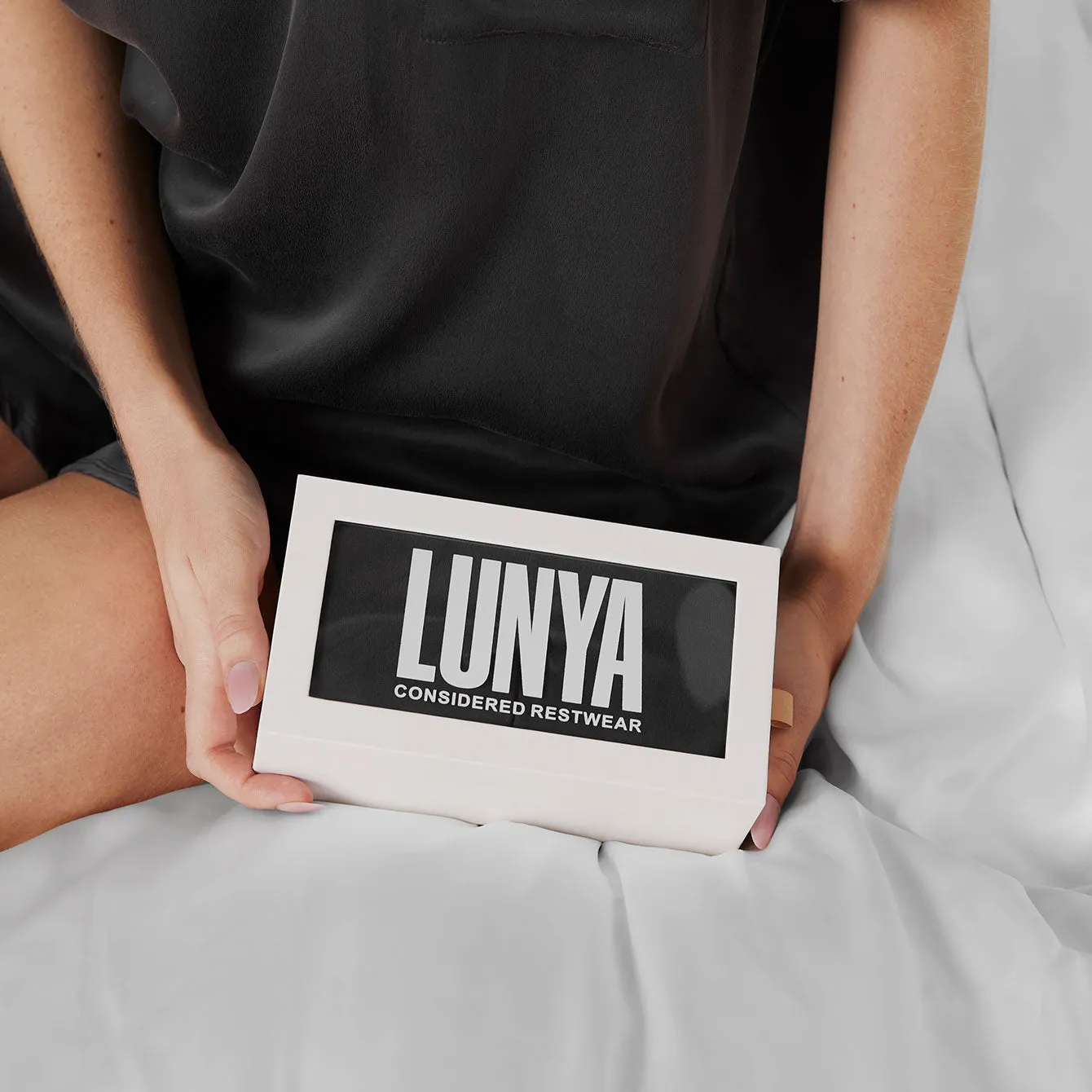 Washable Silk Sleep Mask sold by lunya product image thumbnail 4