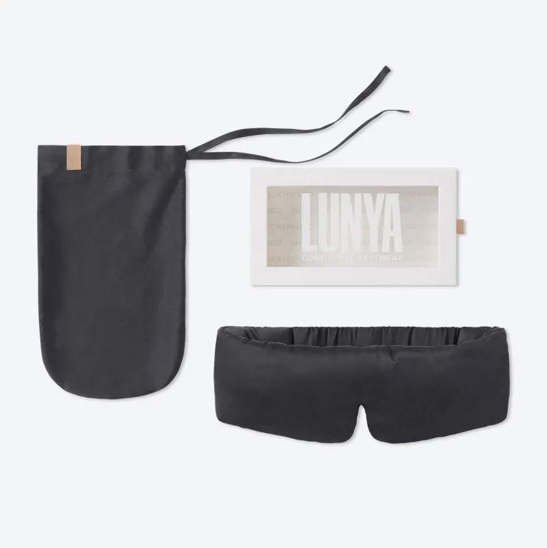Washable Silk Sleep Mask sold by lunya
