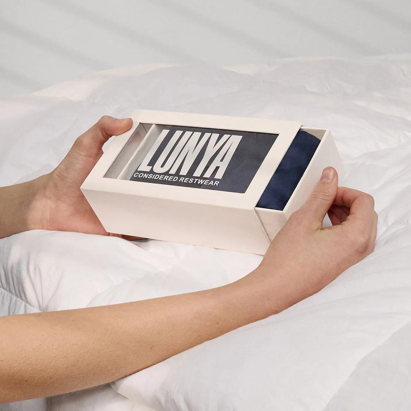 Washable Silk Sleep Mask sold by lunya product image thumbnail 4