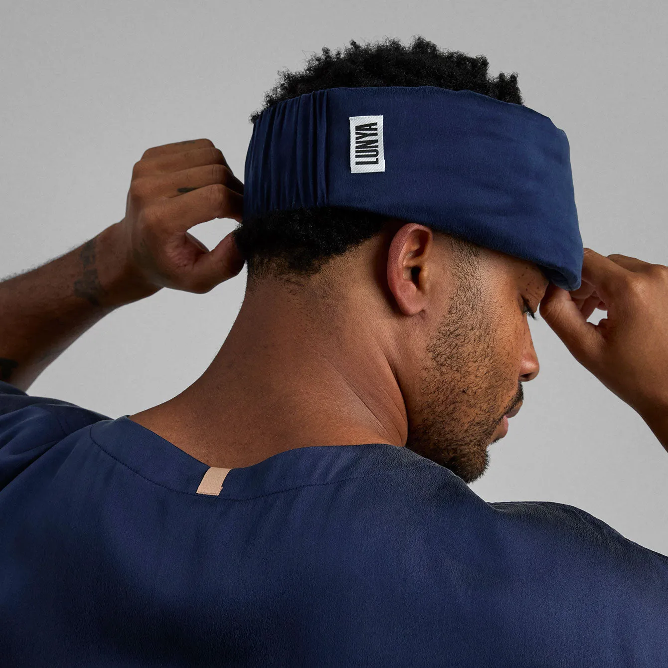 Washable Silk Sleep Mask sold by lunya