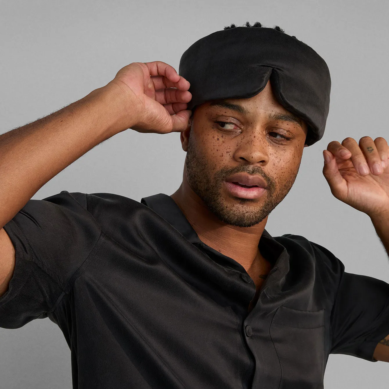 Washable Silk Sleep Mask sold by lunya product image thumbnail 2