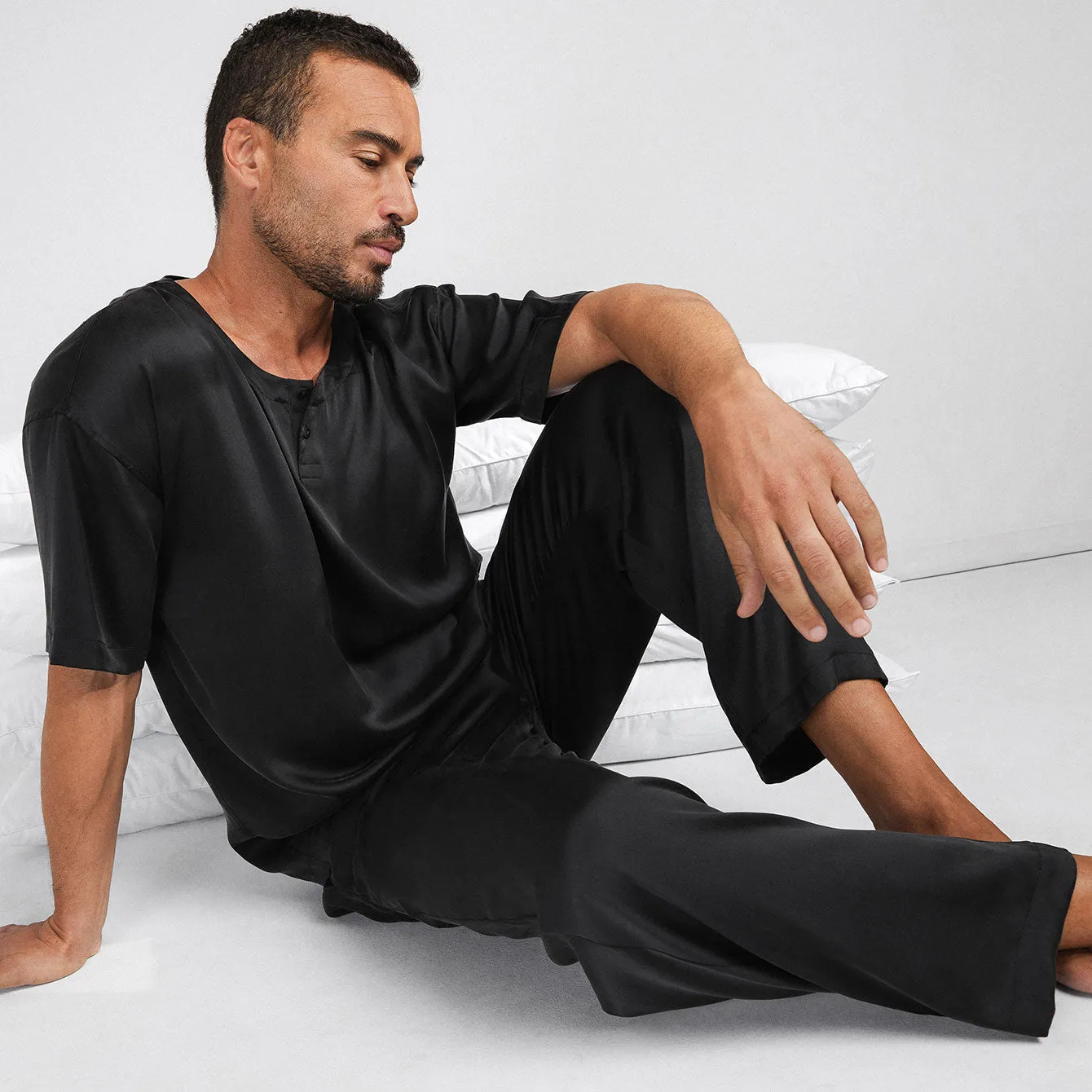 Men's Washable Silk Set sold by lunya product image thumbnail 3