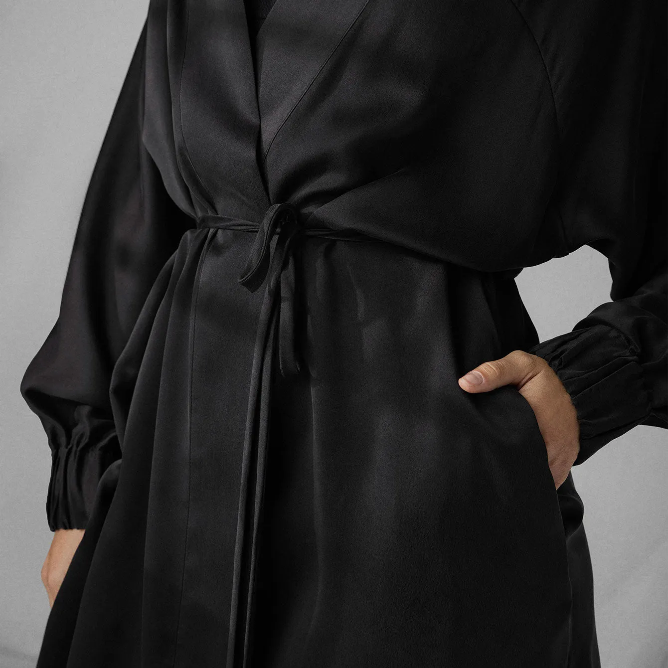 Washable Silk Robe sold by lunya product image thumbnail 5