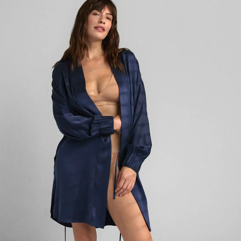 Washable Silk Robe sold by lunya
