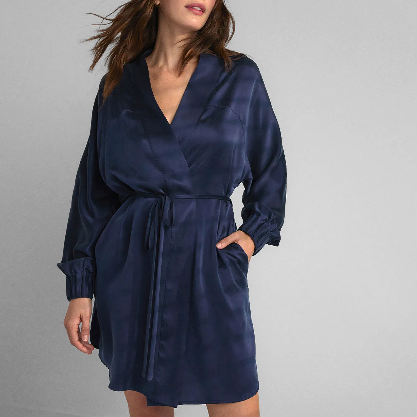 Washable Silk Robe sold by lunya product image thumbnail 4