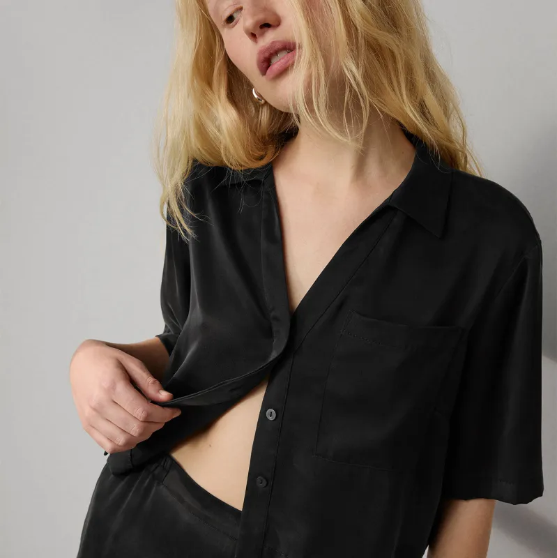 Washable Silk High Rise Pant Set sold by lunya