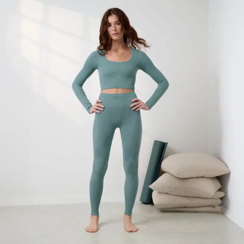 Seamless Modal Flow Long Sleeve sold by lunya
