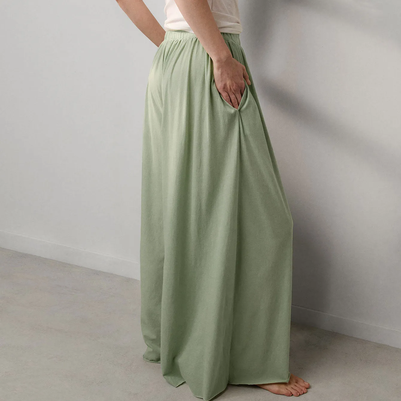 Organic Pima Wide Leg Pant sold by lunya product image thumbnail 2