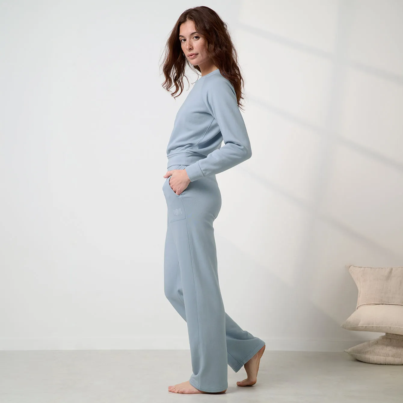 Silksweats™ Lightweight Terry Straight Leg Pant sold by lunya product image thumbnail 2