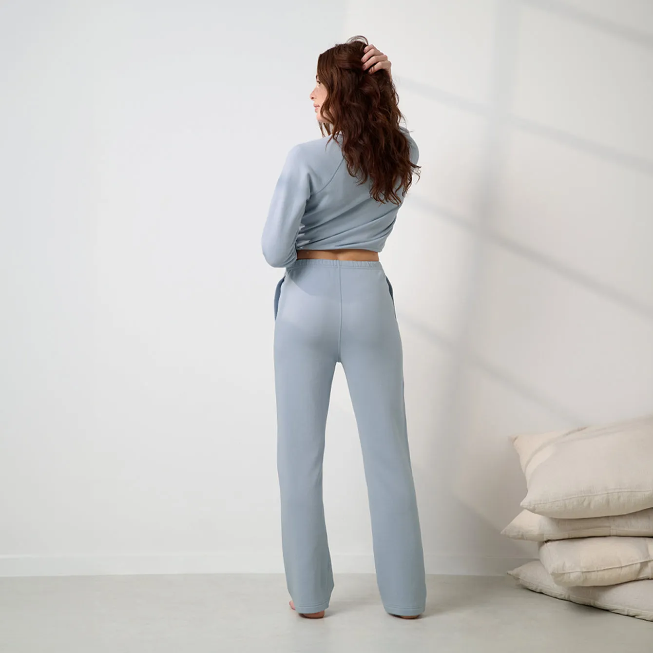 Silksweats™ Lightweight Terry Straight Leg Pant sold by lunya product image thumbnail 3
