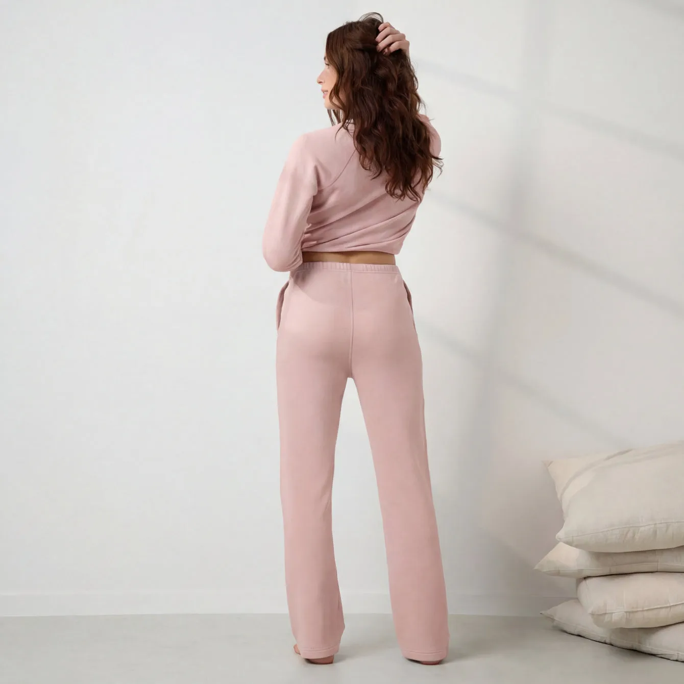 Silksweats™ Lightweight Terry Straight Leg Pant sold by lunya product image thumbnail 2