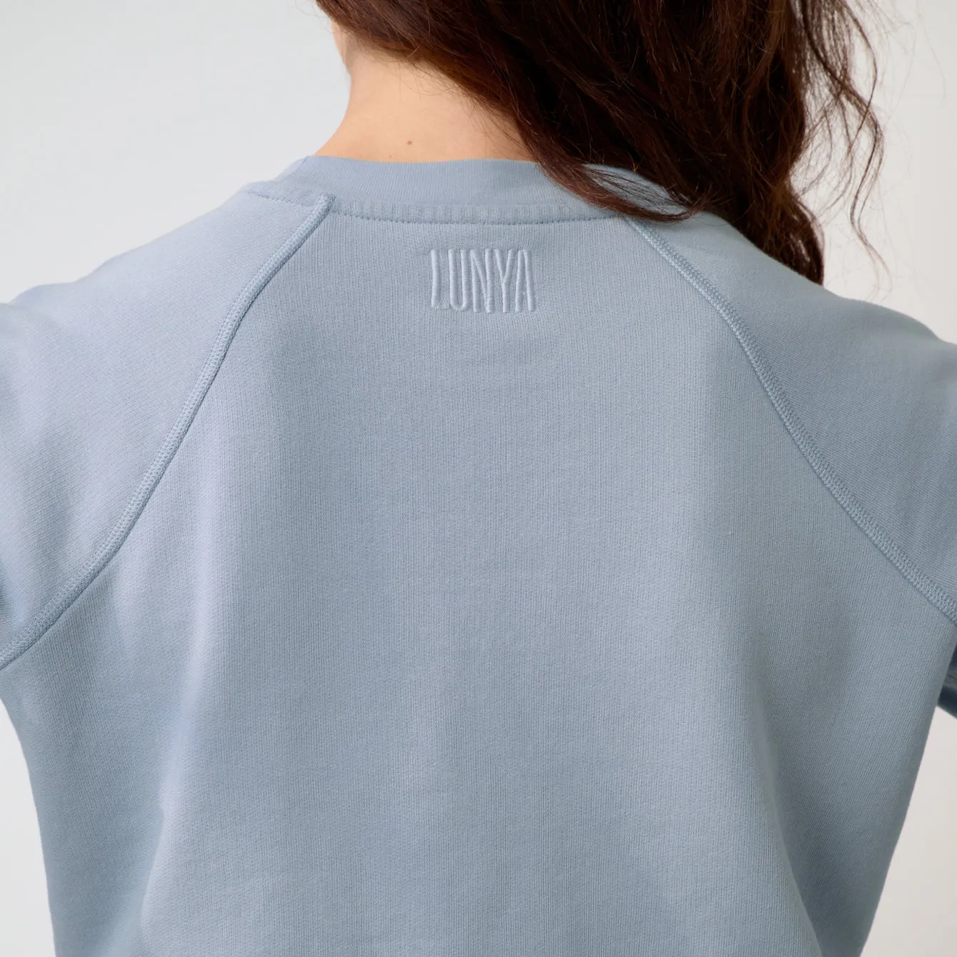 Silksweats™ Lightweight Terry Slim Fit Raglan sold by lunya product image thumbnail 3