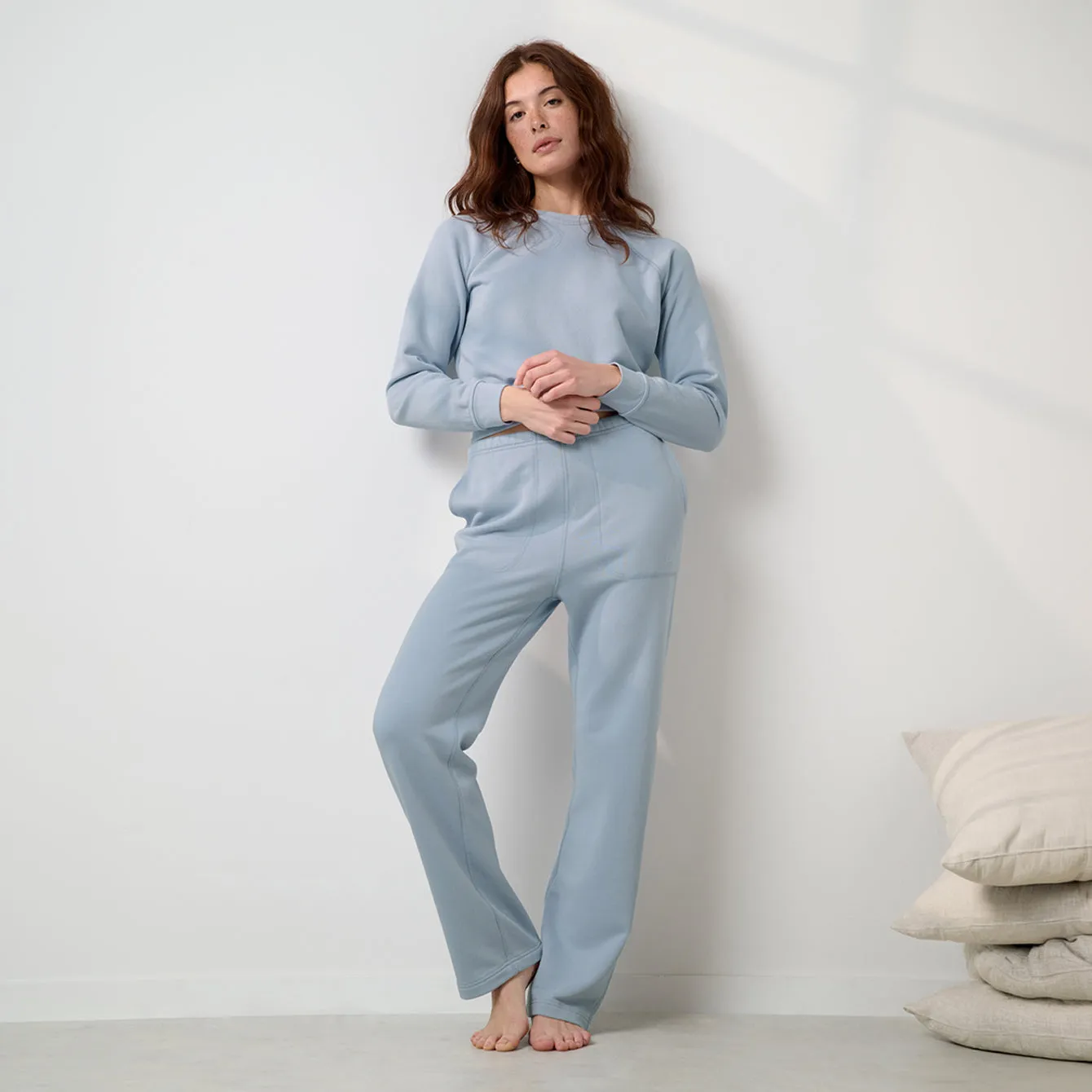 Silksweats™ Lightweight Terry Slim Fit Raglan sold by lunya product image thumbnail 4