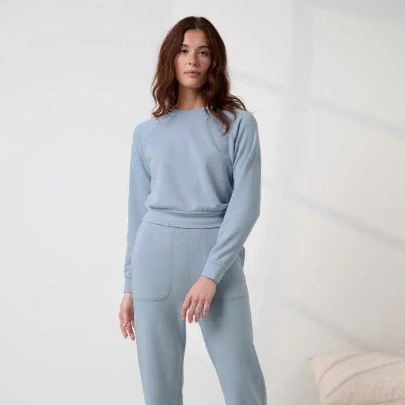 Silksweats™ Lightweight Terry Slim Fit Raglan made by lunya