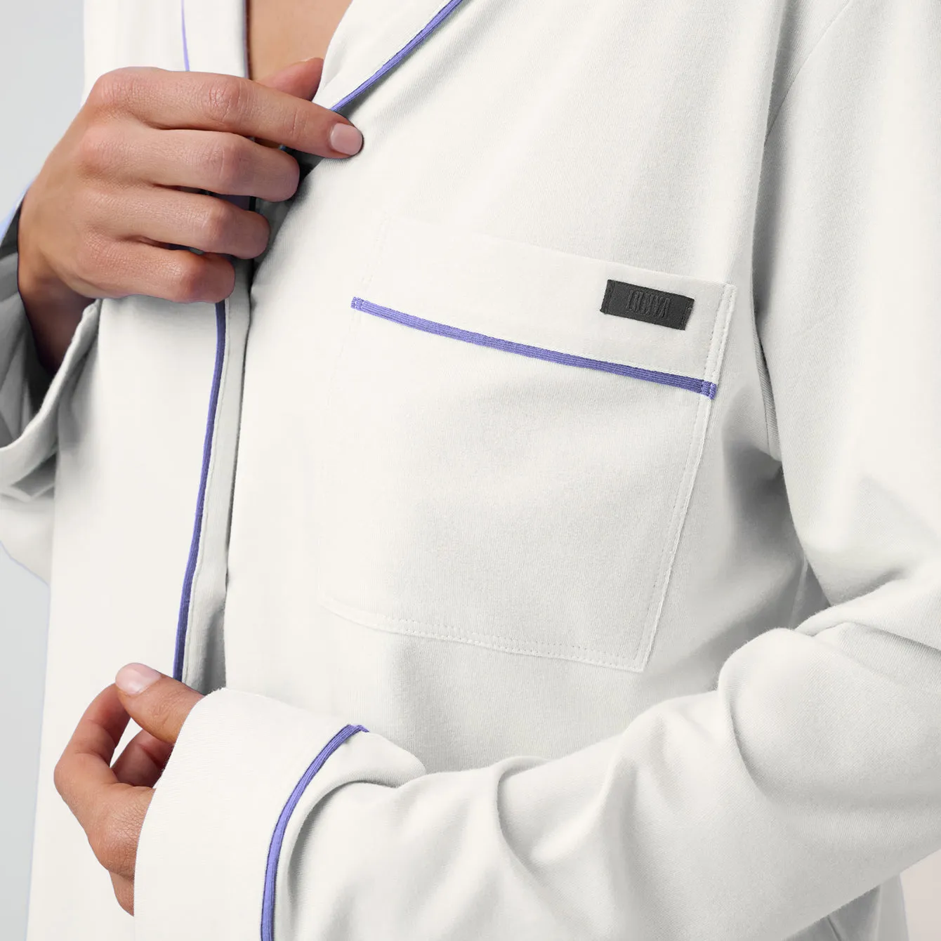 Slumberknit™ Shawl Collar Button Down Pant Set sold by lunya product image thumbnail 3