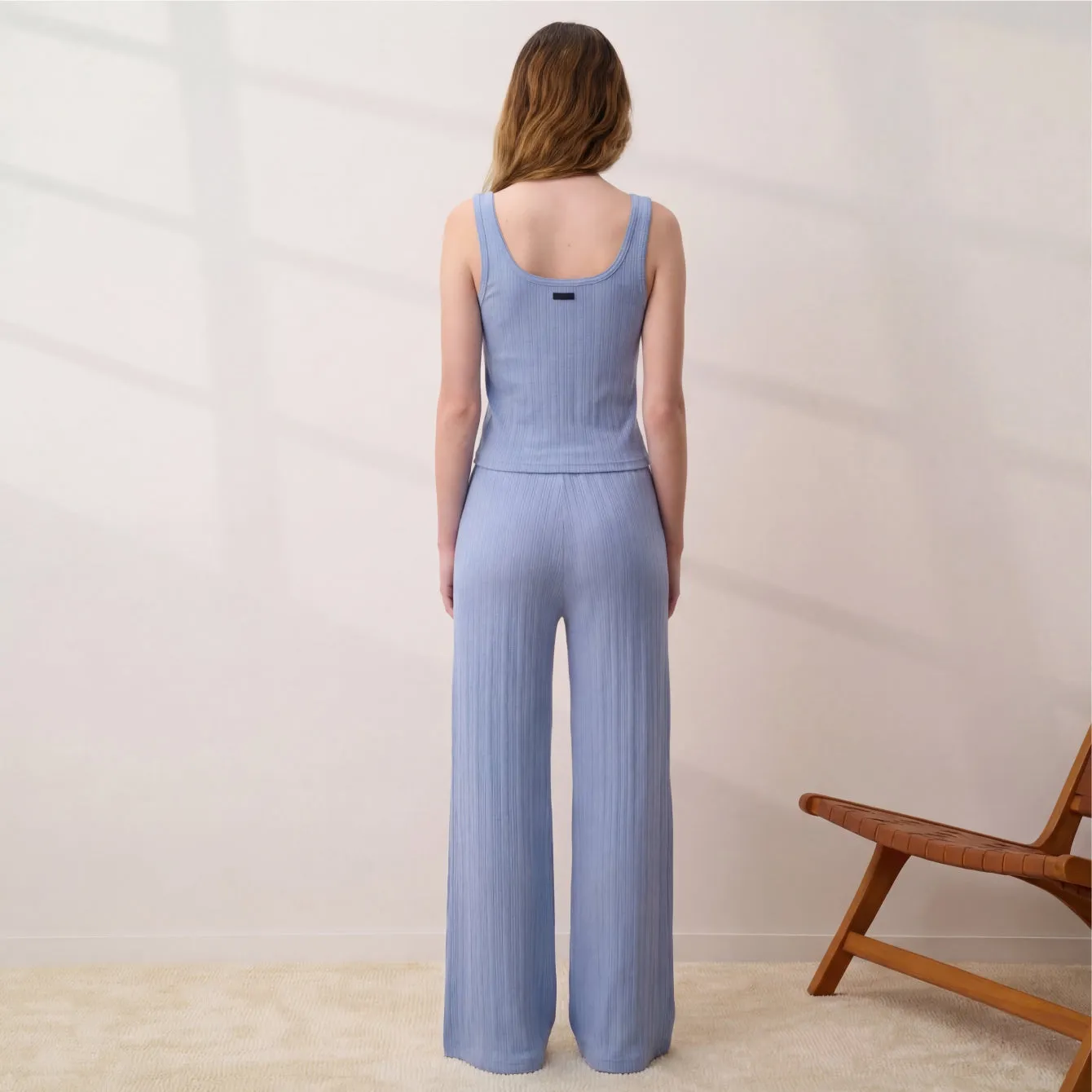 Pointelle Wide Leg Pant sold by lunya product image thumbnail 2
