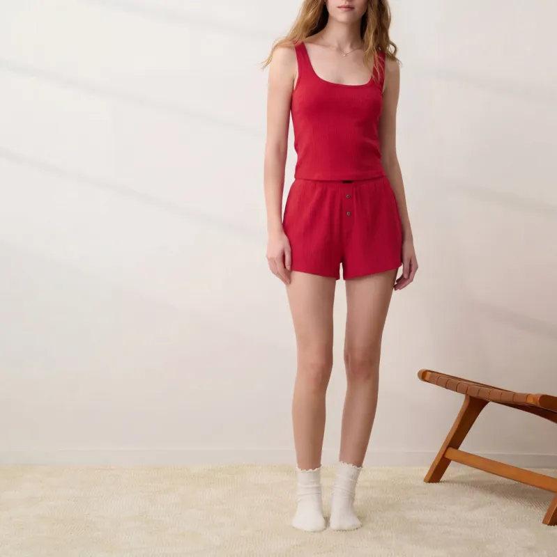 Pointelle High Rise Short made by lunya