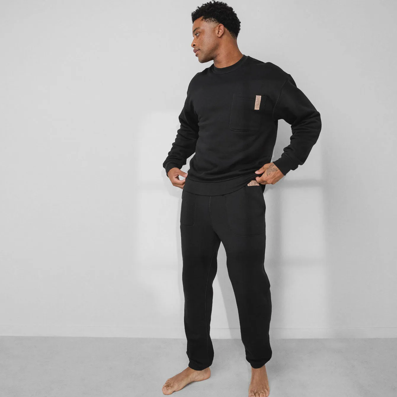 Men’s Silksweats™ Midweight Reversible Pocket Sweatshirt sold by lunya product image thumbnail 4
