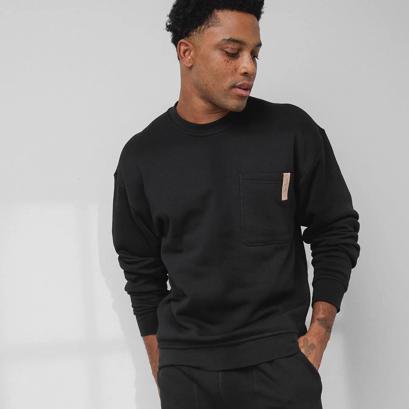 Men’s Silksweats™ Midweight Reversible Pocket Sweatshirt sold by lunya