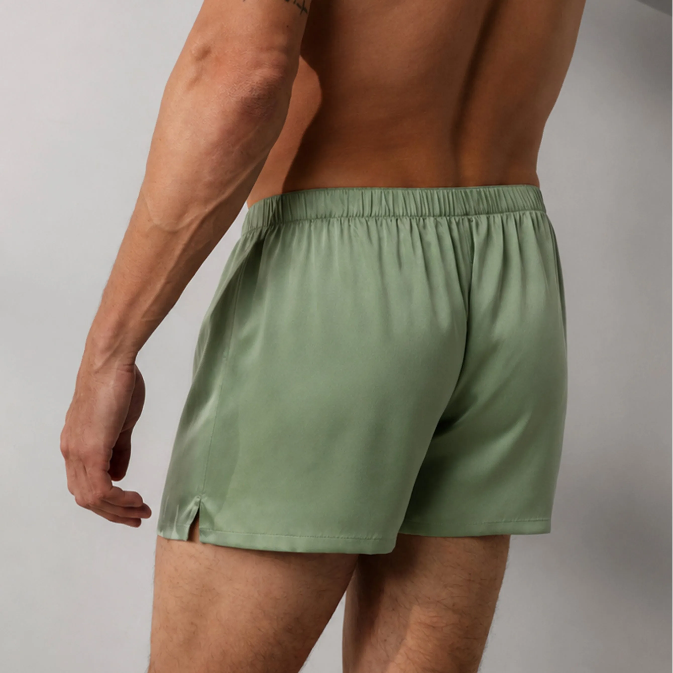 Men's Washable Silk Boxer sold by lunya product image thumbnail 2