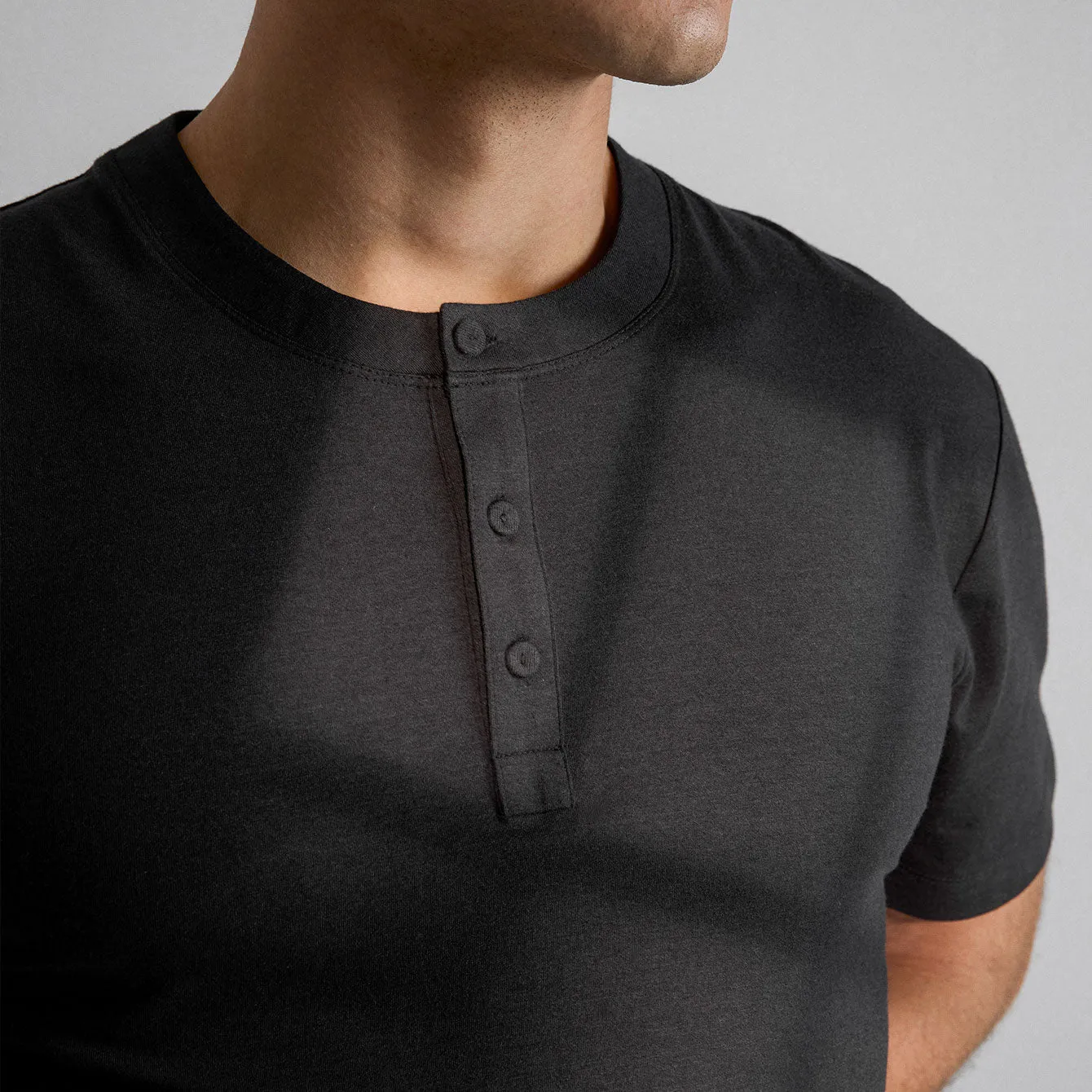 Men's Slumberknit™ Henley Tee - Previous fit sold by lunya product image thumbnail 4