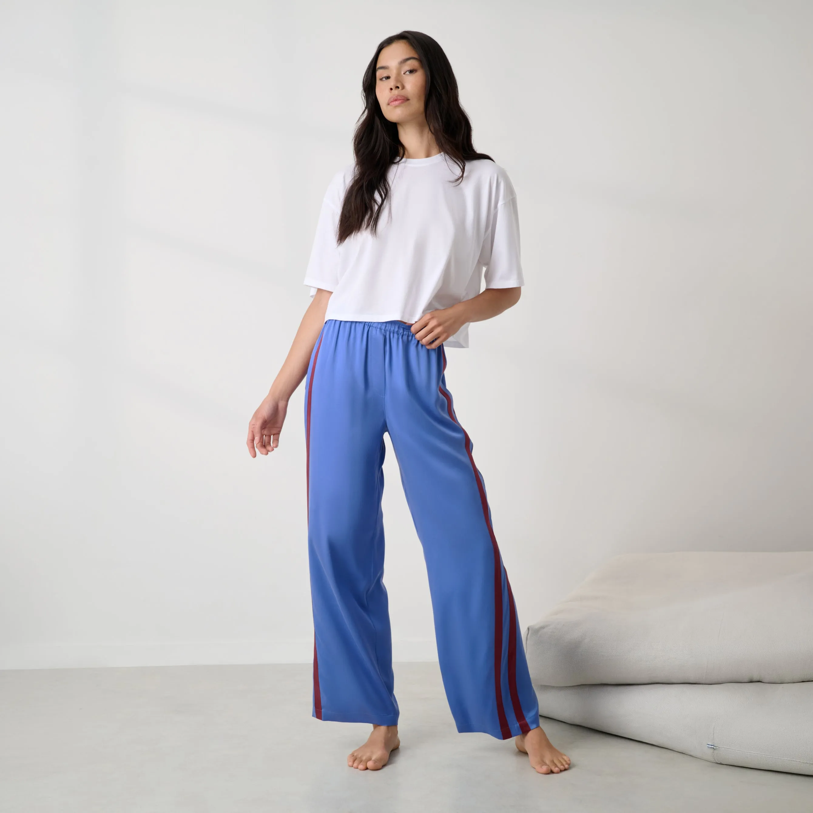Organic Pima Cropped Easy Tee sold by lunya product image thumbnail 5