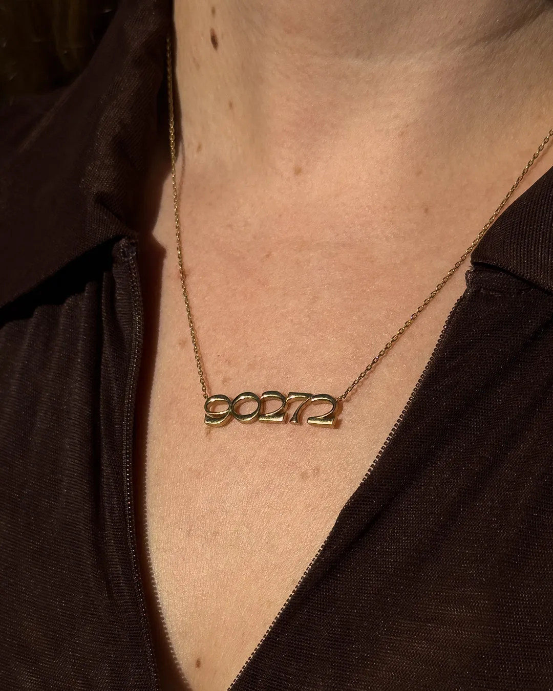 The 90272 Nameplate Necklace sold by Luv Aj product image thumbnail 4