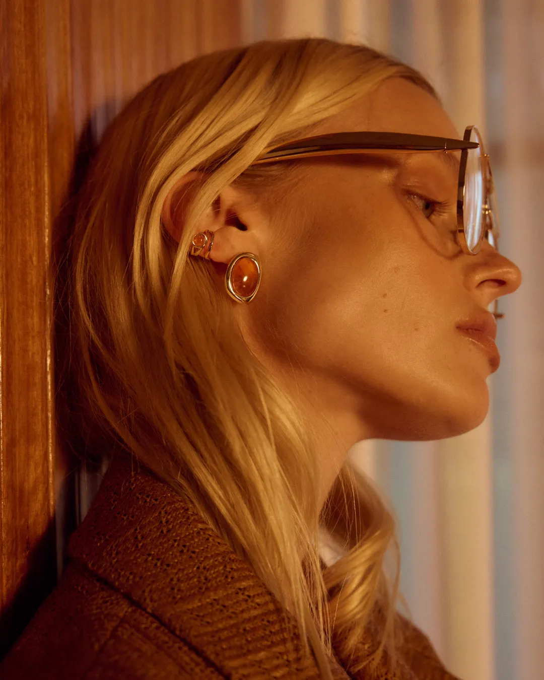 The Amber Honey Resin Ear Cuff sold by Luv Aj product image thumbnail 4