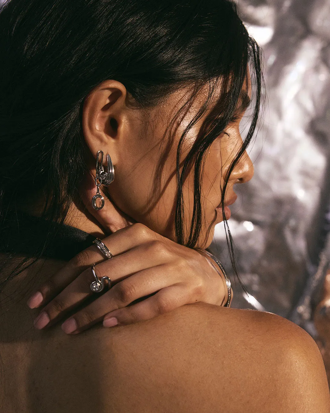 The Wave Bezel Band Set sold by Luv Aj product image thumbnail 2