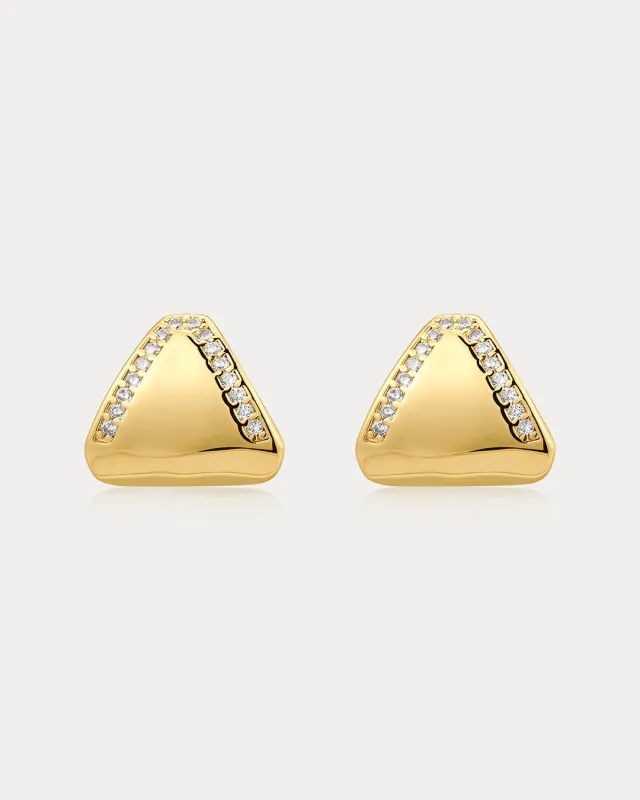 The Pave Shield Studs sold by Luv Aj