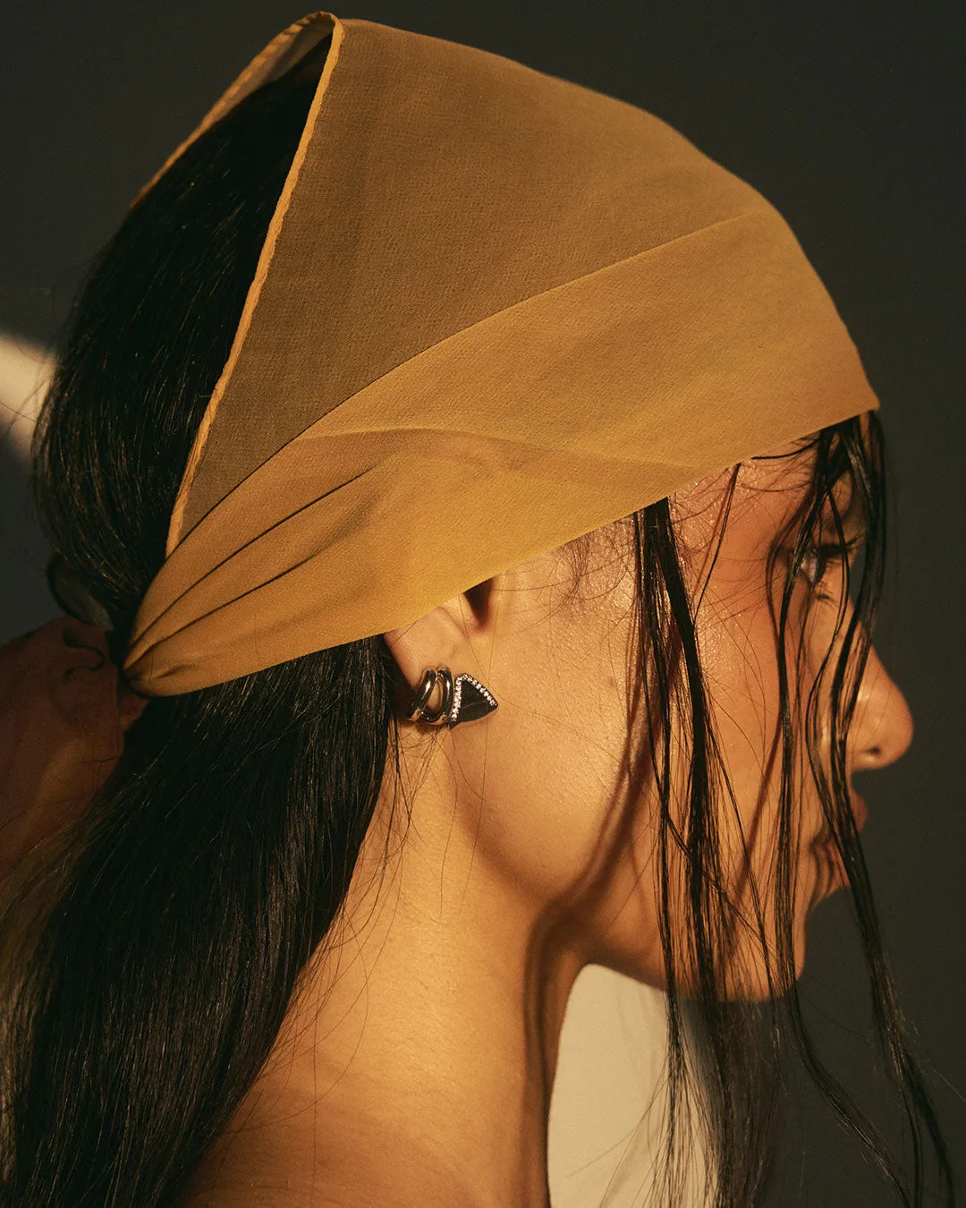 The Pave Shield Studs sold by Luv Aj product image thumbnail 3