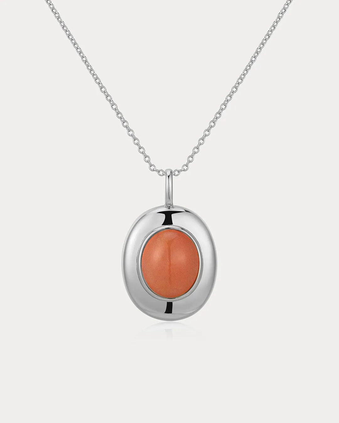 Sunset Stone Locket Necklace sold by Luv Aj product image thumbnail 2