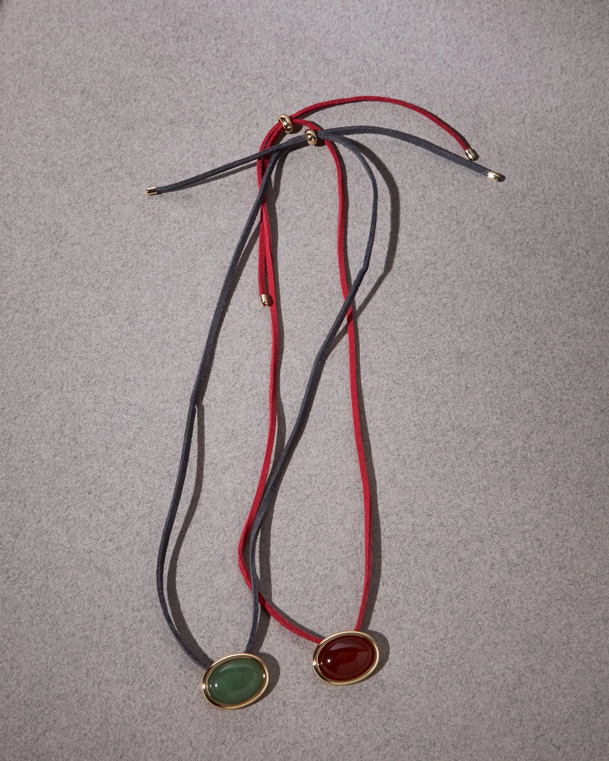 Sunset Stone Cord Necklace- Green sold by Luv Aj product image thumbnail 5