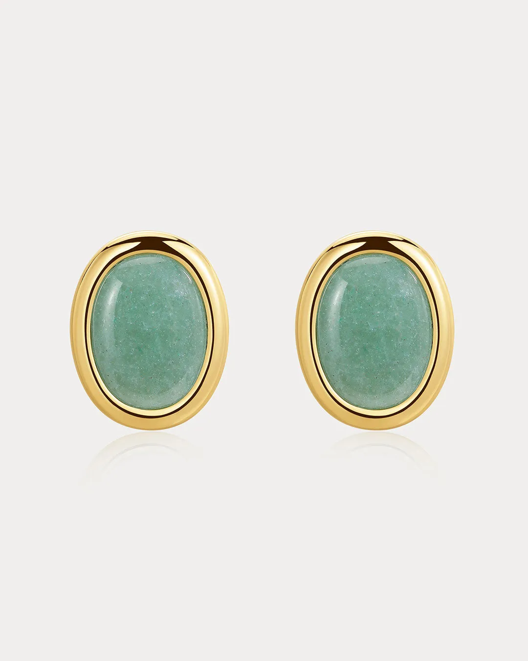 Sunset Stone Studs- Green sold by Luv Aj