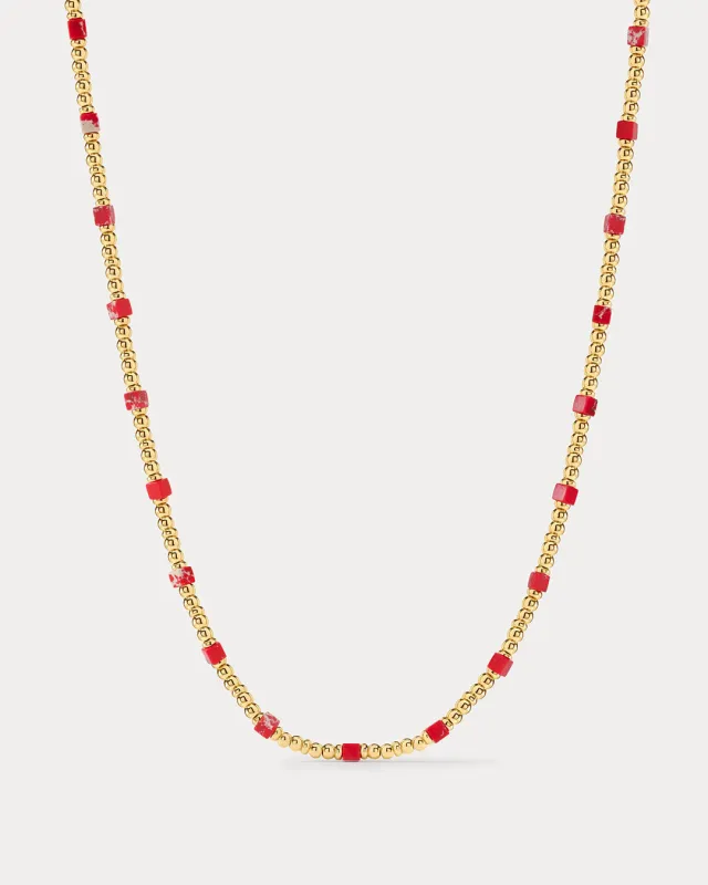 The Costa de Sol Beaded Necklace made by Luv Aj