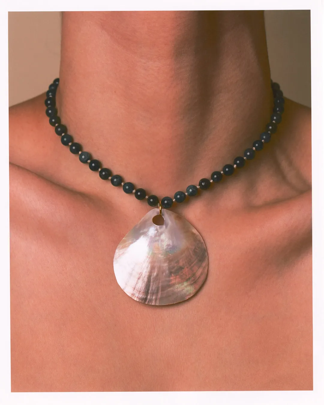 The Mallorca Shell Pendant Necklace sold by Luv Aj product image thumbnail 3