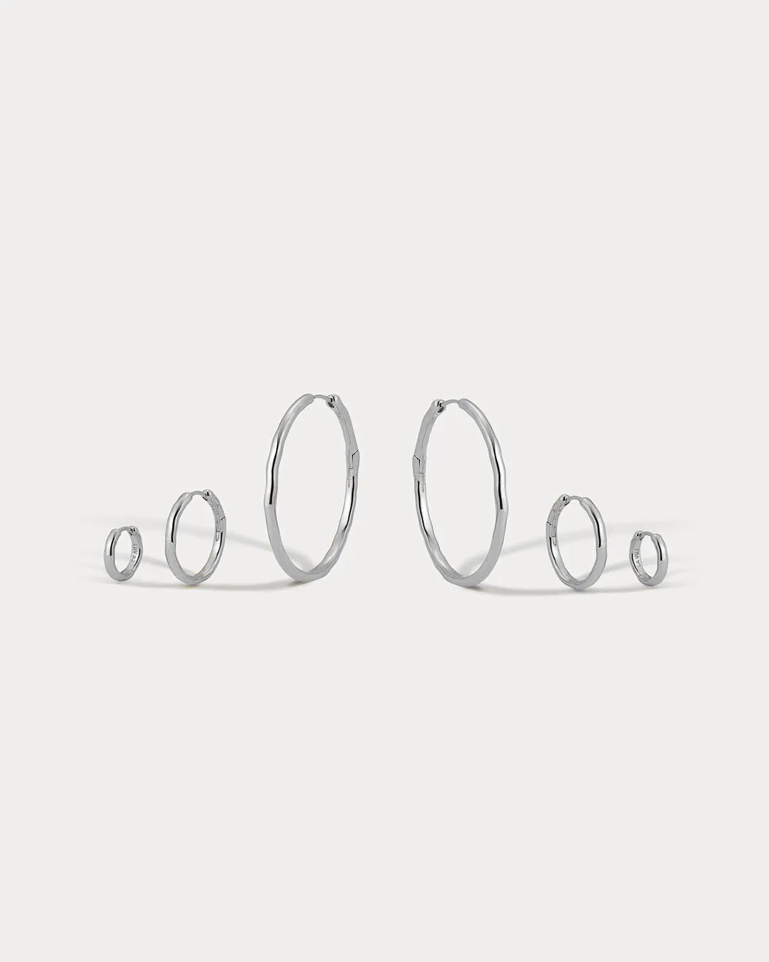 The Granada Hammered Hoops sold by Luv Aj product image thumbnail 2
